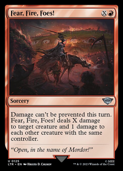 Fear, Fire, Foes! - 125 (Normal) Near Mint_Non-Foil