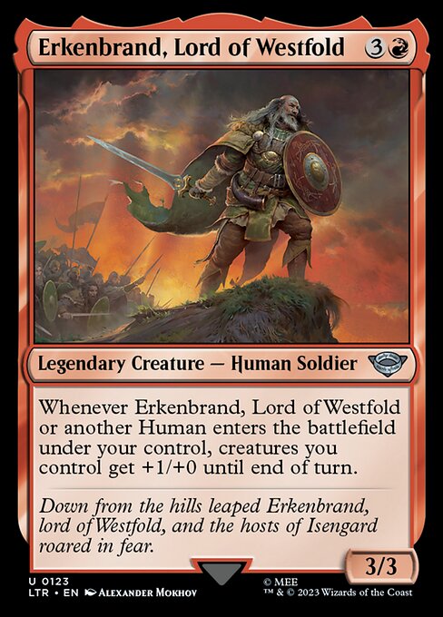 Erkenbrand, Lord of Westfold - 123 (Normal) Near Mint_Non-Foil