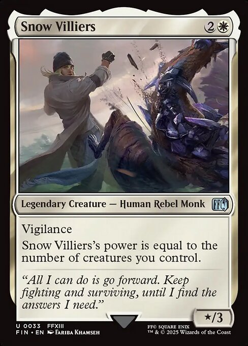 Snow Villiers - 33 (Normal) Near Mint_Non-Foil