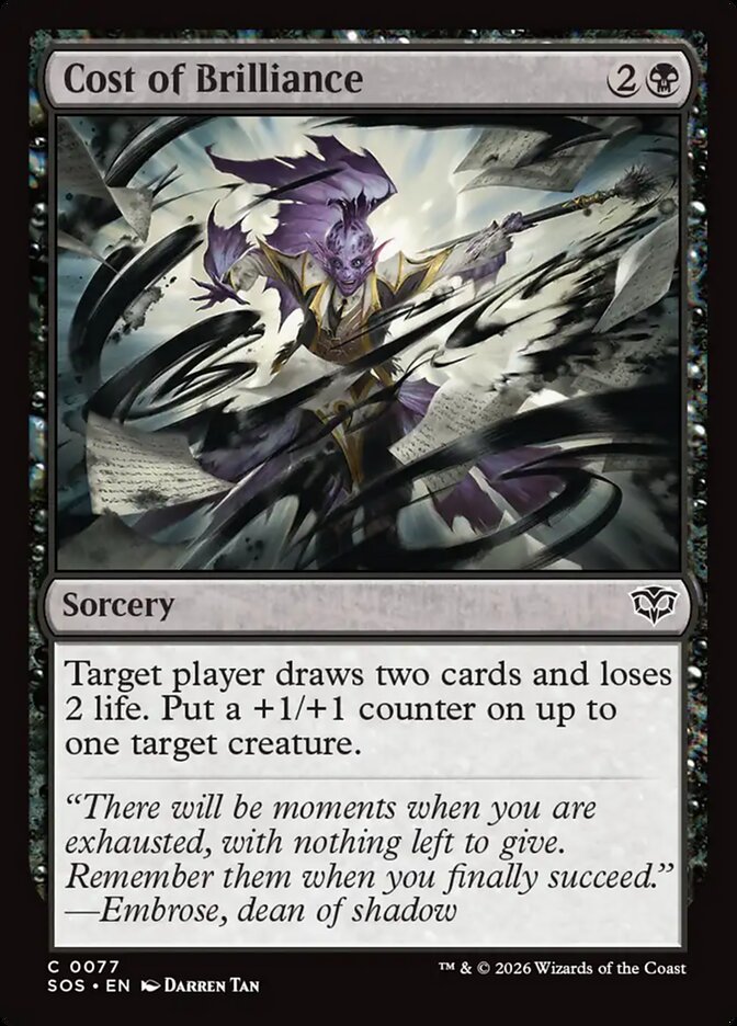 Cost of Brilliance - 77 (Foil)