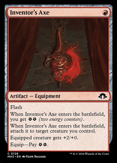 Inventor's Axe - 126 (Normal) Near Mint_Non-Foil