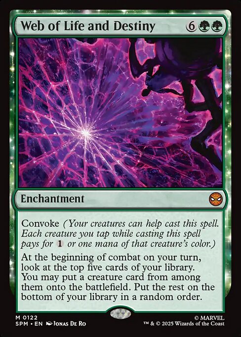 Web of Life and Destiny SPM #122 Non-Foil