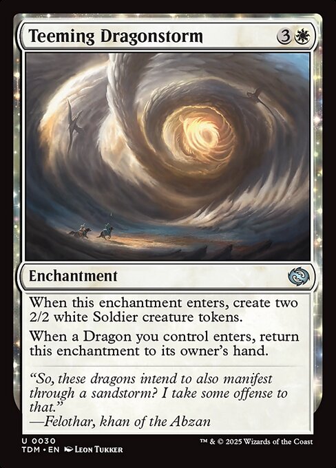 Teeming Dragonstorm - 30 (Normal) Near Mint_Non-Foil