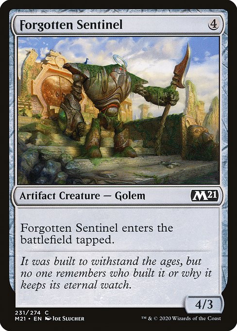 Forgotten Sentinel - 231 (Foil) Near Mint_Foil