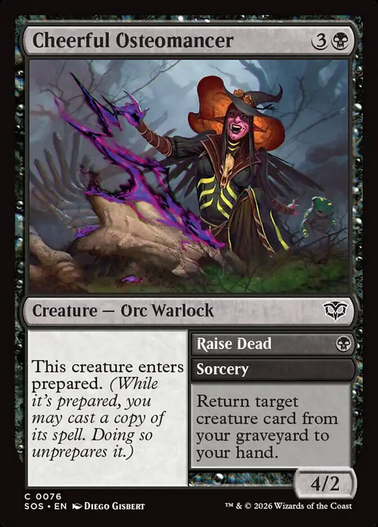 Cheerful Osteomancer // Raise Dead - 76 (Foil)