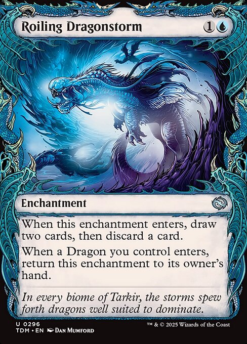 Roiling Dragonstorm - 296 (Foil) Near Mint_Foil