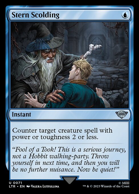 Stern Scolding - 71 (Normal) Near Mint_Non-Foil