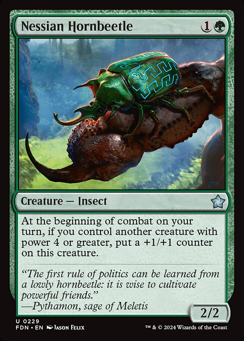 Nessian Hornbeetle (Non Foil) near_mint