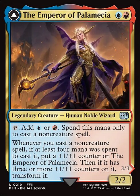 The Emperor of Palamecia // The Lord Master of Hell - 219 (Normal) Near Mint_Non-Foil