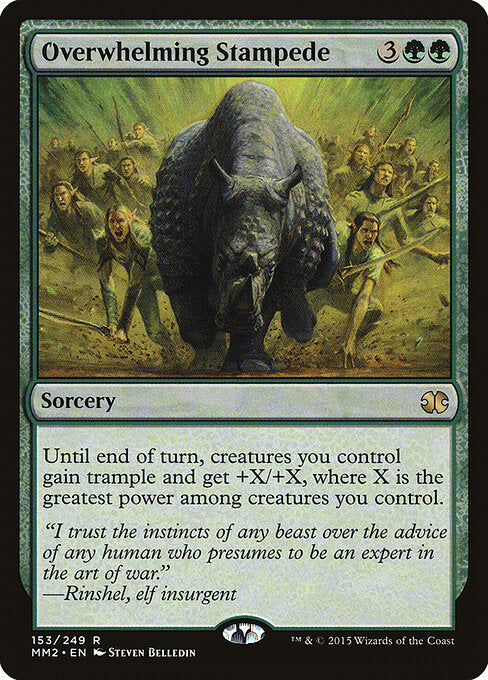 Overwhelming Stampede MM2 #153 Non-Foil