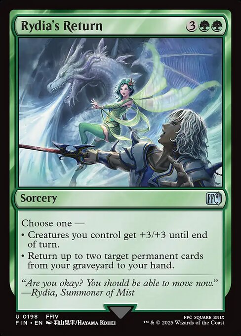 Rydia's Return - 198 (Normal) Near Mint_Non-Foil