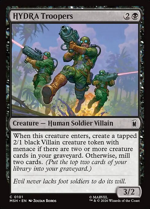 HYDRA Troopers - 101 (Foil)