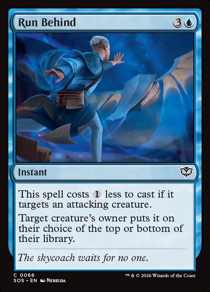 Run Behind - 66 (Foil)