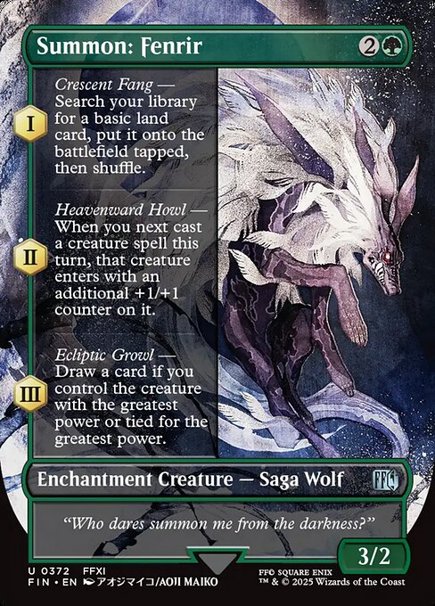 JP Summon: Fenrir - 372 (Normal) Near Mint_Non-Foil