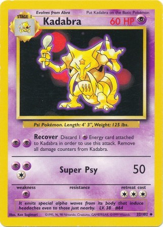 Kadabra - 032/102 (Non-Foil)