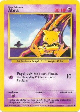 Abra - 043/102 (Non-Foil)