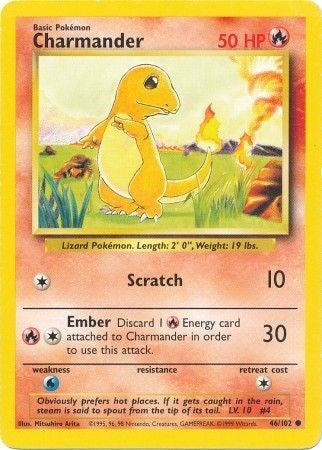 Charmander - 046/102 (Non-Foil)