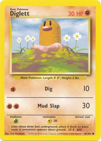 Diglett - 047/102 (Non-Foil)