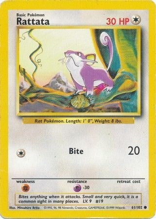 Rattata - 061/102 (Non-Foil)