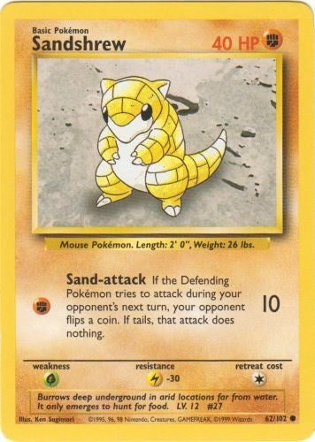 Sandshrew - 062/102 (Non-Foil)
