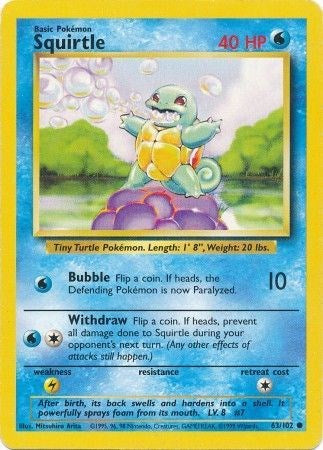 Squirtle - 063/102 (Non-Foil)