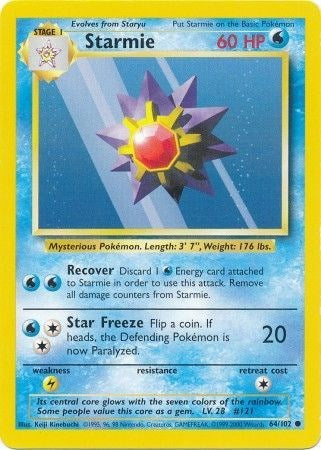 Starmie - 064/102 (Non-Foil)
