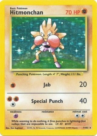 Hitmonchan - 007/102 (Holo)