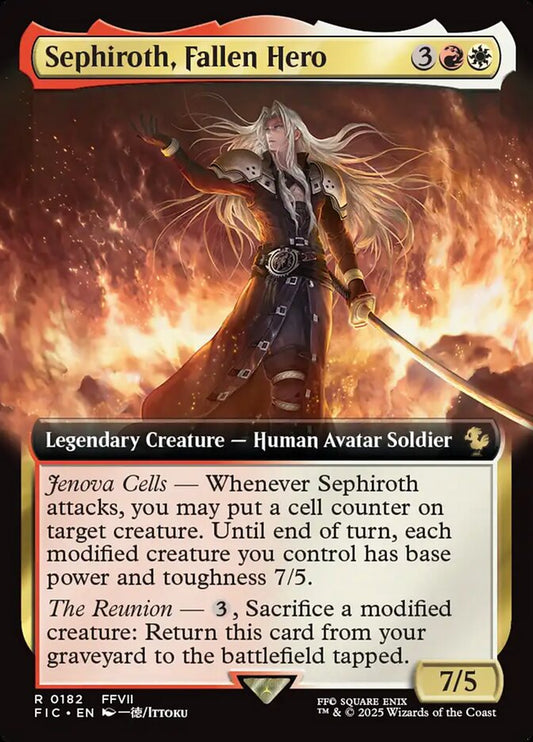 Sephiroth, Fallen Hero - 182 (Non-Foil) (JP)