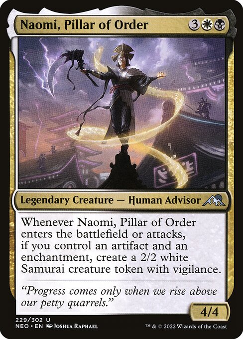 Naomi, Pillar of Order NEO #229 Non-Foil
