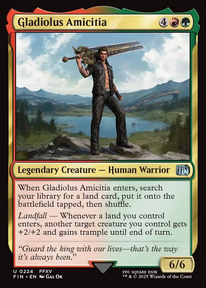 Gladiolus Amicitia - 224 (Foil) (JP)