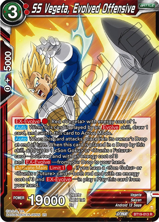 SS Vegeta, Evolved Offensive - BT19-013 (Normal) Near Mint_Normal