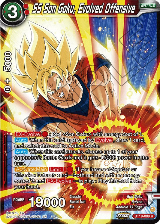SS Son Goku, Evolved Offensive - BT19-009 (Normal) Near Mint_Normal