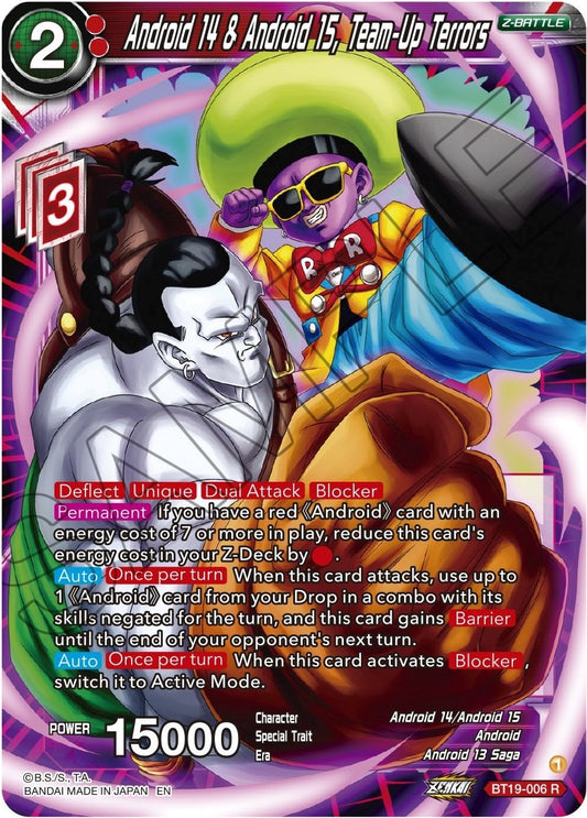 Android 14 & Android 15, Team-Up Terrors - BT19-006 (Normal) Near Mint_Normal