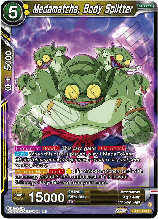 Medamatcha, Body Splitter - BT19-118 (Normal) Near Mint_Normal