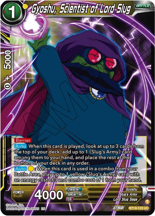 Gyoshu, Scientist of Lord Slug - BT19-123 (Normal) Near Mint_Normal