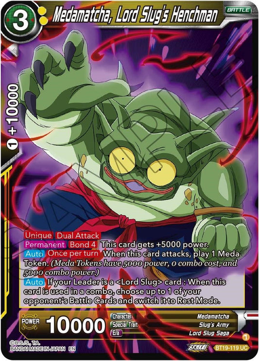 Medamatcha, Lord Slug's Henchman - BT19-119 (Normal) Near Mint_Normal