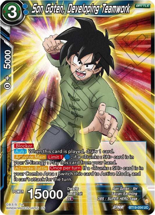 Son Goten, Developing Teamwork - BT19-054 (Normal) Near Mint_Normal