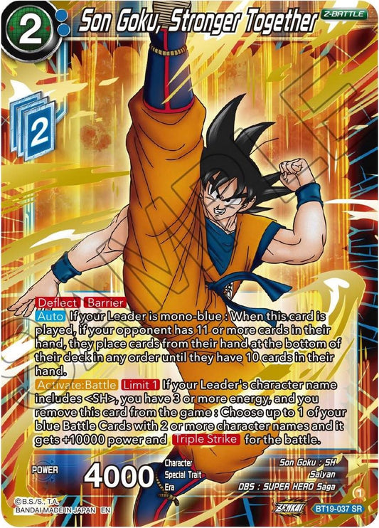 Son Goku, Stronger Together - BT19-037 (Foil) Near Mint_Foil