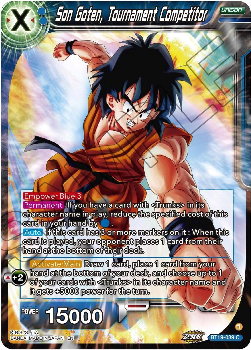Son Goten, Tournament Competitor - BT19-039 (Normal) Near Mint_Normal