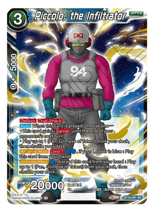 Piccolo, the Infiltrator - BT19-061 (Foil) Near Mint_Foil