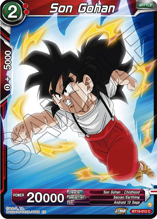 Son Gohan - BT19-012 (Normal) Near Mint_Normal