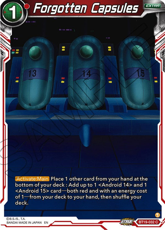 Forgotten Capsules - BT19-032 (Normal) Near Mint_Normal