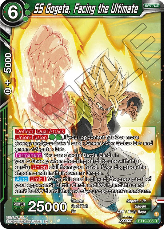 SS Gogeta, Facing the Ultimate - BT19-085 (Normal) Near Mint_Normal