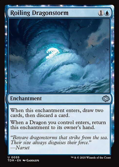 Roiling Dragonstorm - 55 (Normal) Near Mint_Non-Foil