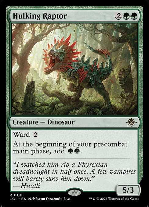 Hulking Raptor LCI #191 Non-Foil