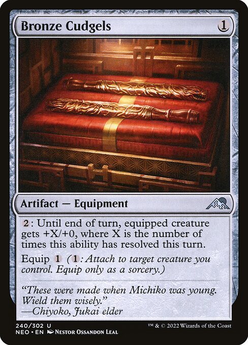 Bronze Cudgels NEO #240 Non-Foil