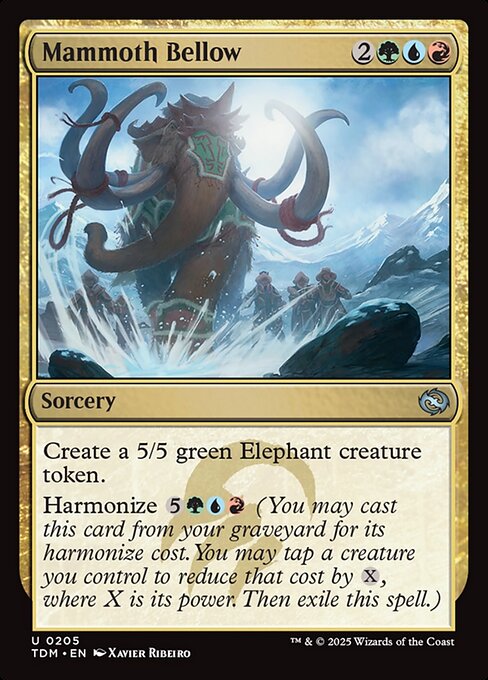 Mammoth Bellow - 205 (Normal) Near Mint_Non-Foil
