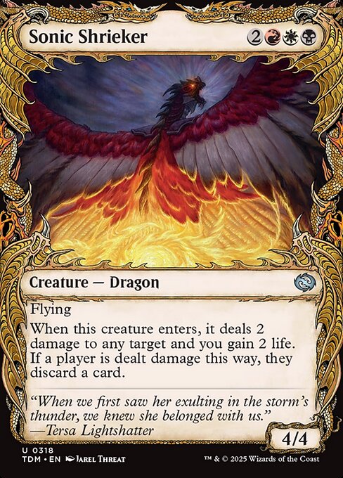 Sonic Shrieker - 318 (Foil) Near Mint_Foil