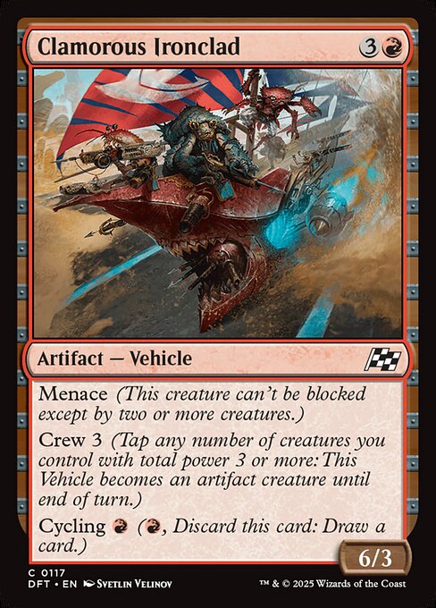 Clamorous Ironclad - 117 (Normal) Near Mint_Non-Foil