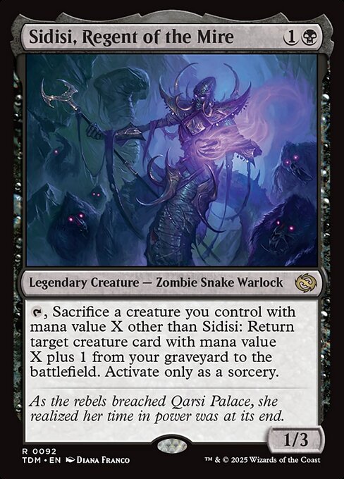 Sidisi, Regent of the Mire - 92 (Foil) Near Mint_Foil